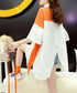 Bicolor Asymmetrical Blouse